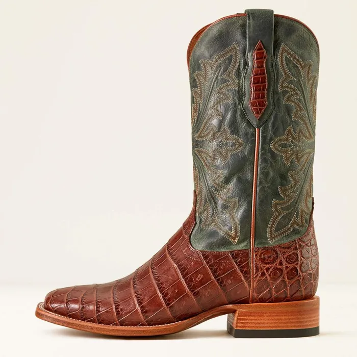 Bench Made Bassett Western Boot Whiskey Nile Crocforest Green Men Ariat Western Boots Bench Made Bassett Western Boot Whiskey Nile Crocforest Green Men Ariat Western Boots