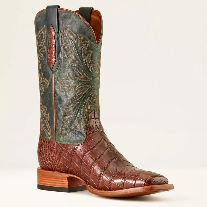 Bench Made Bassett Western Boot Whiskey Nile Crocforest Green Men Ariat Western Boots Bench Made Bassett Western Boot Whiskey Nile Crocforest Green Men Ariat Western Boots