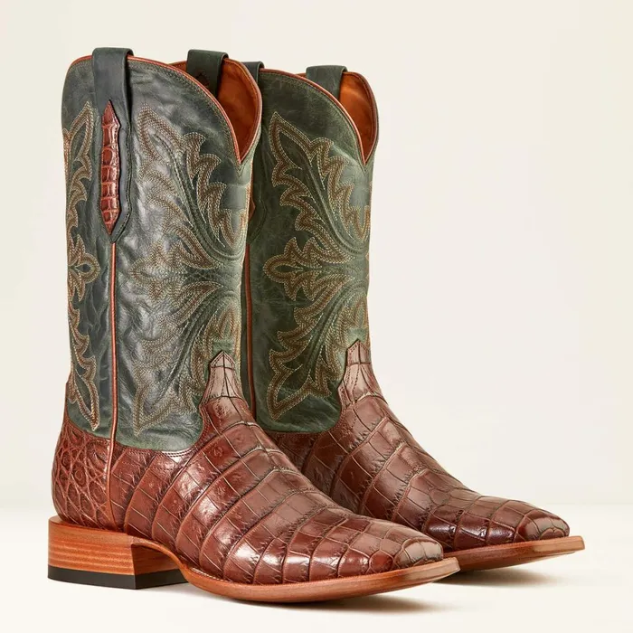 Bench Made Bassett Western Boot Whiskey Nile Crocforest Green Men Ariat Western Boots Bench Made Bassett Western Boot Whiskey Nile Crocforest Green Men Ariat Western Boots