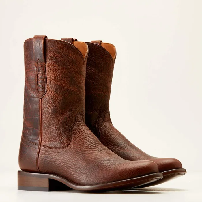 Bench Made Clanton Western Boot Saddle Brown Bison Men Ariat Western Boots Bench Made Clanton Western Boot Saddle Brown Bison Men Ariat Western Boots