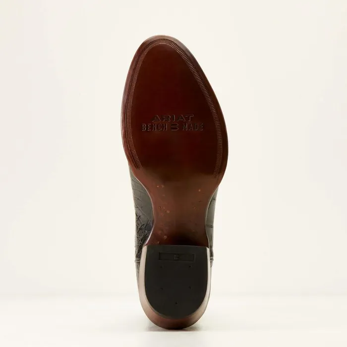 Bench Made James Western Boot Black American Alligator Men Ariat Western Boots Bench Made James Western Boot Black American Alligator Men Ariat Western Boots