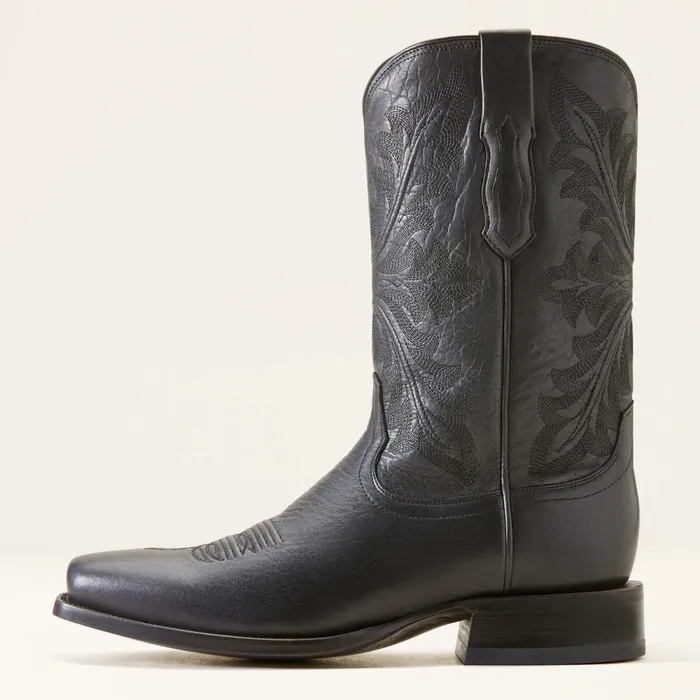 Bench Made Stilwell Cowboy Boot Cool Black Bison Men Ariat Western Boots Bench Made Stilwell Cowboy Boot Cool Black Bison Men Ariat Western Boots