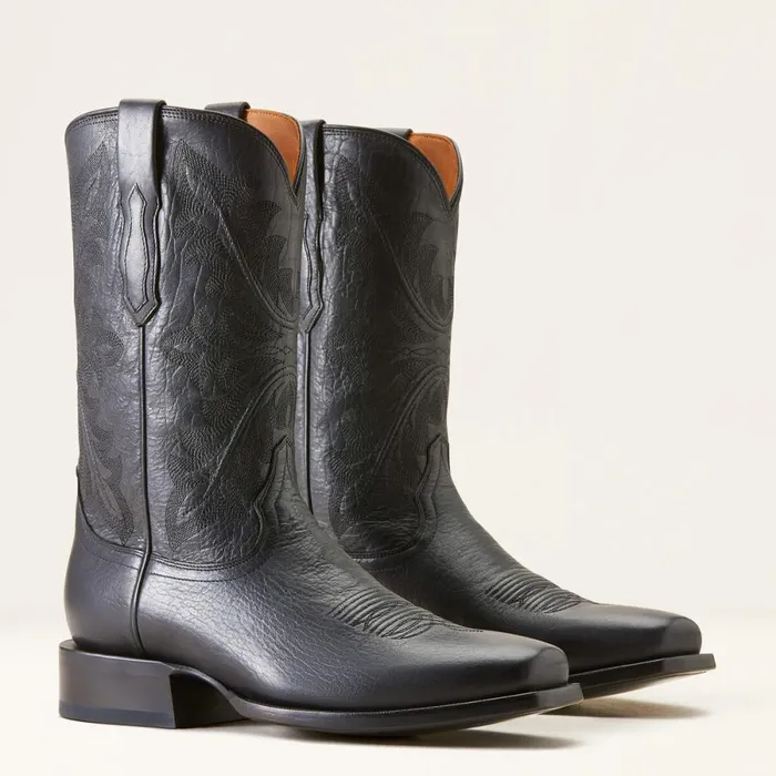Bench Made Stilwell Cowboy Boot Cool Black Bison Men Ariat Western Boots Bench Made Stilwell Cowboy Boot Cool Black Bison Men Ariat Western Boots