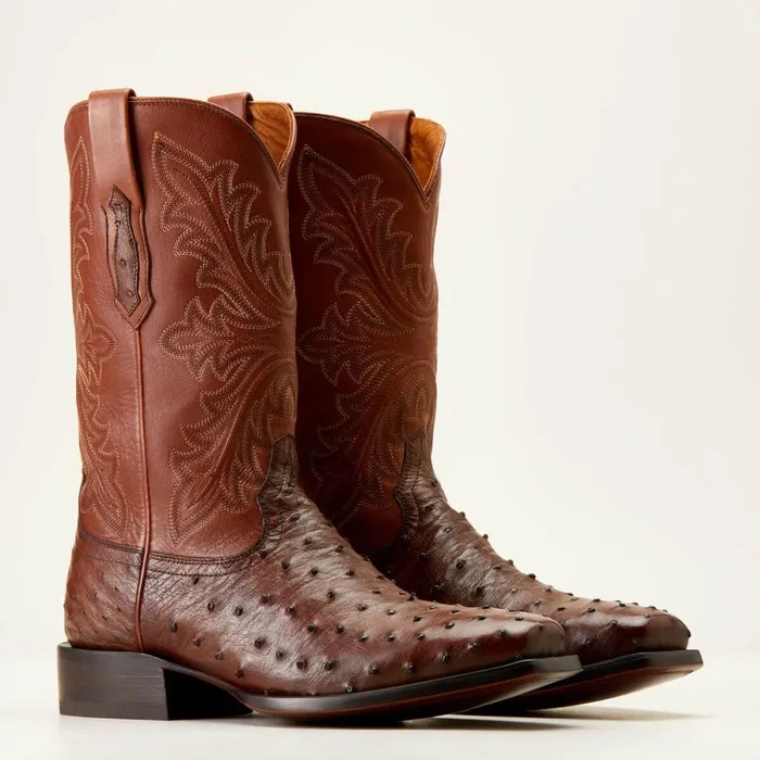 Bench Made Stilwell Western Boot Bourbon Full Quill Ostrich Men Ariat Western Boots Bench Made Stilwell Western Boot Bourbon Full Quill Ostrich Men Ariat Western Boots