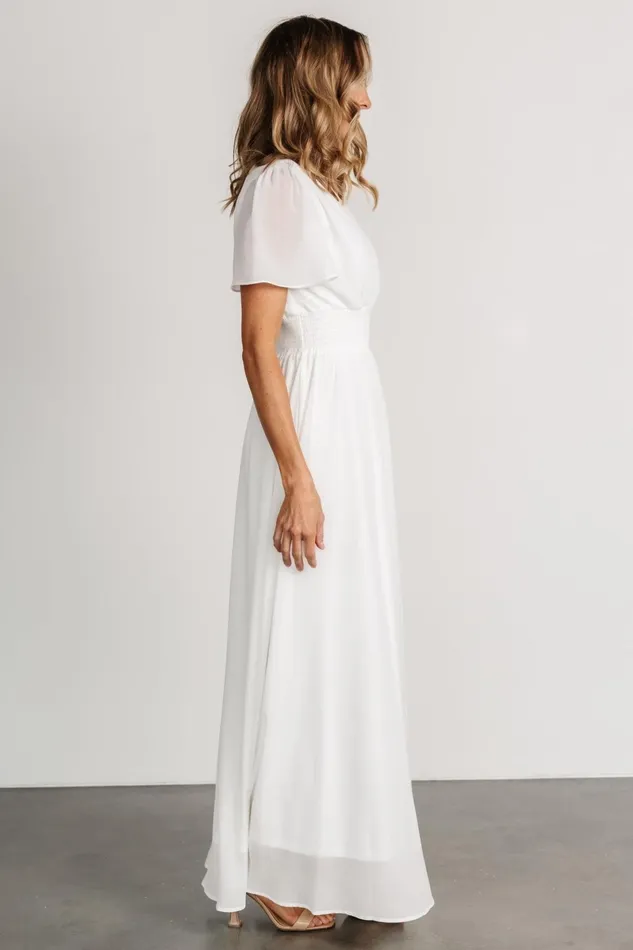 Birdie Maxi Dress White Women Baltic Born Bridal Birdie Maxi Dress White Women Baltic Born Bridal