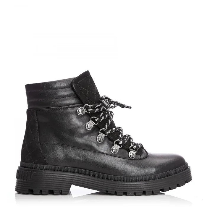 Black Boots Women Moda In Pelle Analeece Black Leather