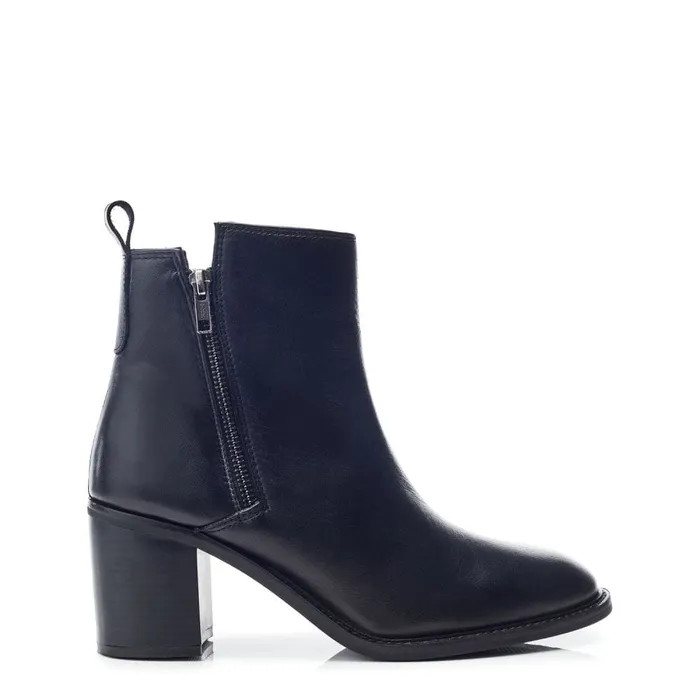 Black Boots Women Moda In Pelle Bsoleful BMolly Black Leather