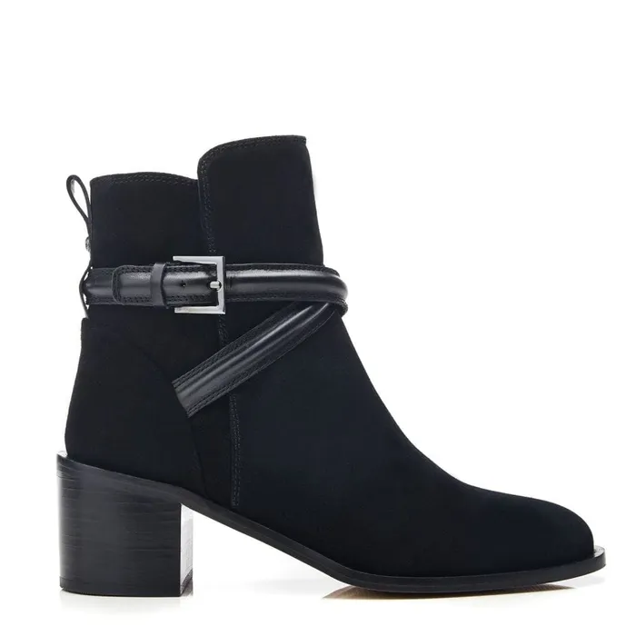 Black Boots Women Moda In Pelle Carliy Black Suede