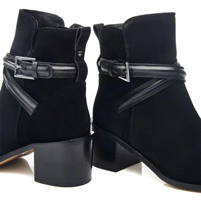 Black Boots Women Moda In Pelle Carliy Black Suede Black Boots Women Moda In Pelle Carliy Black Suede