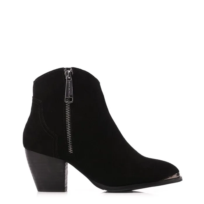 Black Boots Women Moda In Pelle Dania Black Suede