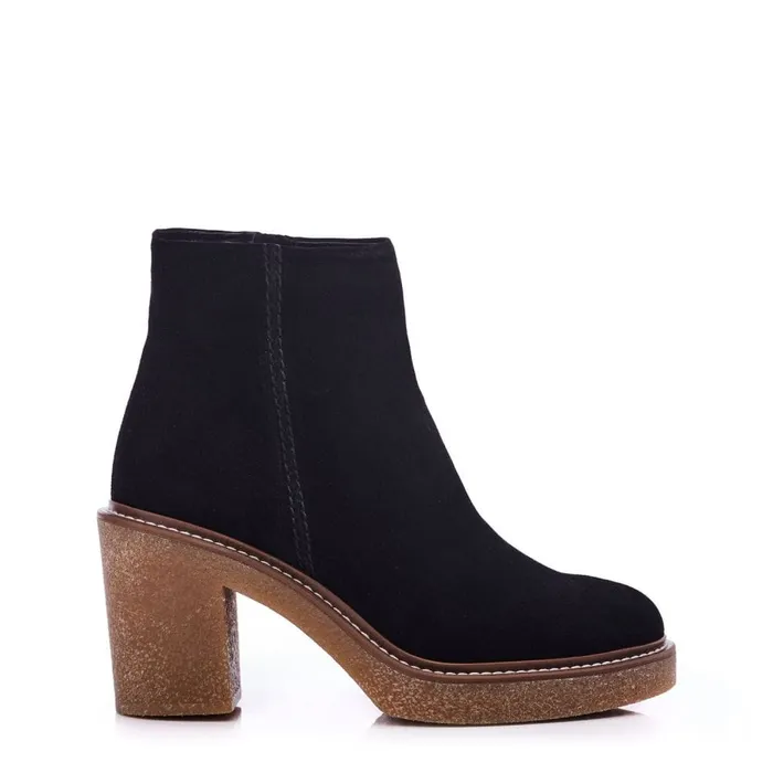 Black Boots Women Moda In Pelle Shoon Sh Casero Black Suede