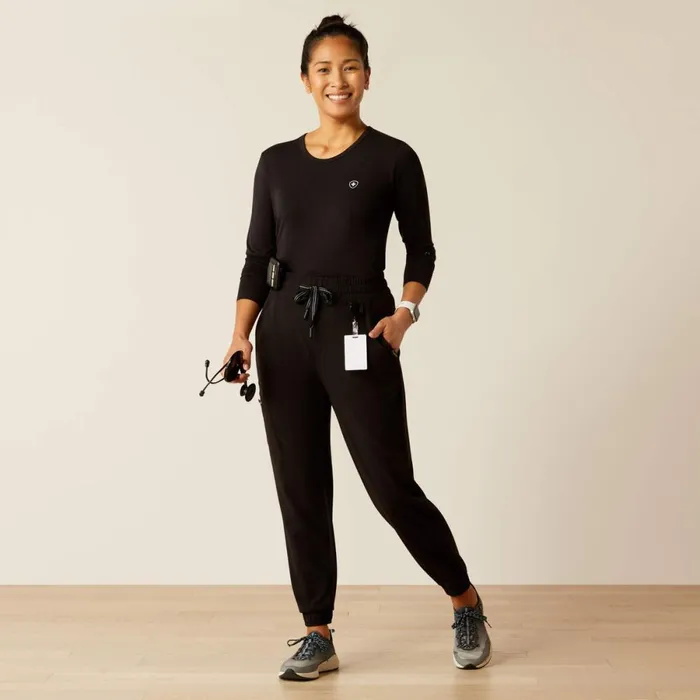 Blackwell Cargo Stretch Jogger Scrub Pant Black Women Ariat Scrubs Blackwell Cargo Stretch Jogger Scrub Pant Black Women Ariat Scrubs