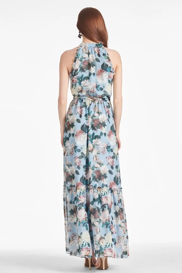 Blair Dress 8211 Ice Blue Garden Women Sachin and Babi Sleeveless
