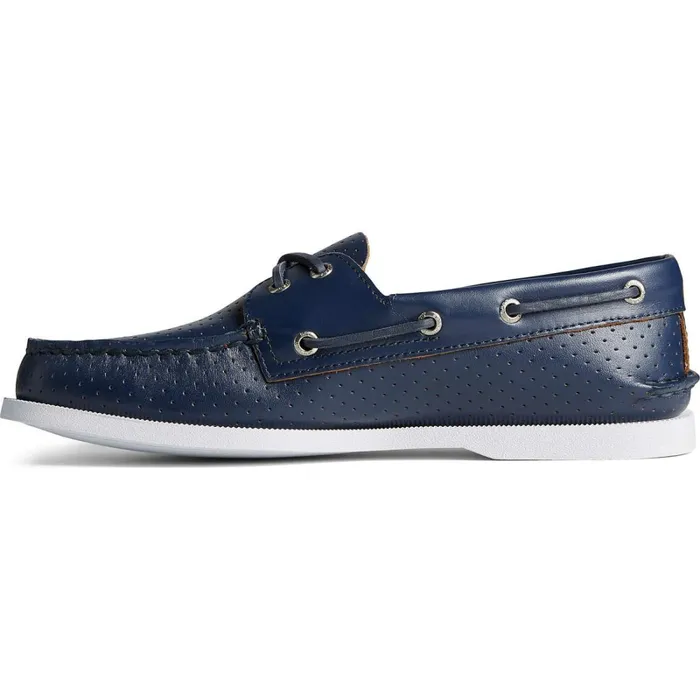 Boat Shoes Men Sperry Authentic Original Perforated Boat Shoe Navy Boat Shoes Men Sperry Authentic Original Perforated Boat Shoe Navy