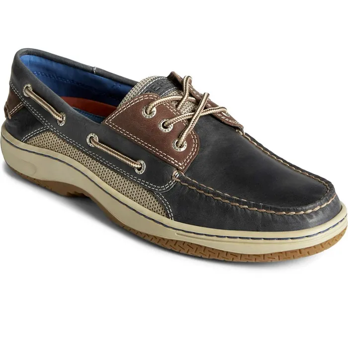 Boat Shoes Men Sperry Billfish 3Eye Boat Shoe Navy Brown Leather Boat Shoes Men Sperry Billfish 3Eye Boat Shoe Navy Brown Leather
