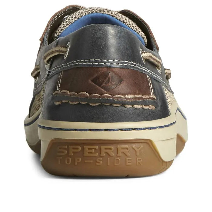 Boat Shoes Men Sperry Billfish 3Eye Boat Shoe Navy Brown Leather Boat Shoes Men Sperry Billfish 3Eye Boat Shoe Navy Brown Leather
