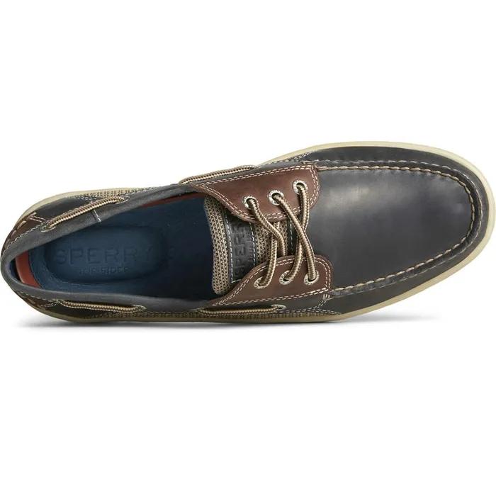 Boat Shoes Men Sperry Billfish 3Eye Boat Shoe Navy Brown Leather Boat Shoes Men Sperry Billfish 3Eye Boat Shoe Navy Brown Leather