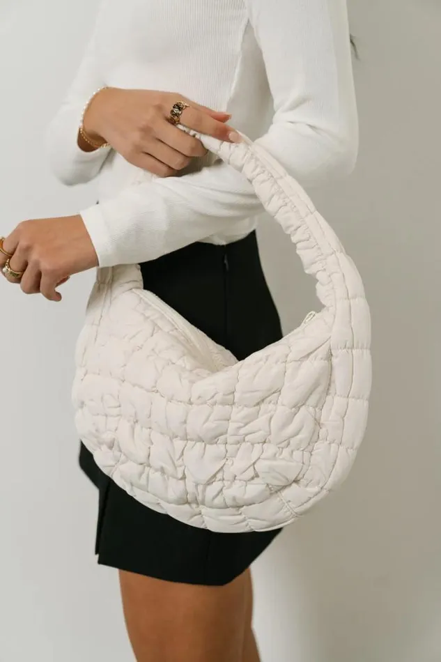 Bohme Bags Julia Quilted Bag In Ivory Ivory 8211 Women Bohme Bags Julia Quilted Bag In Ivory Ivory 8211 Women