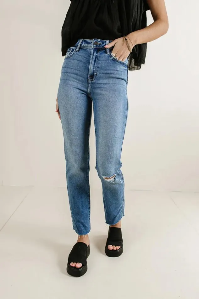 Bohme Denim Amelia Distressed Jeans In Medium Wash Medium Wash 8211 Women