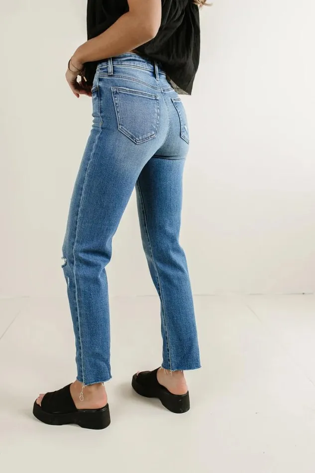 Bohme Denim Amelia Distressed Jeans In Medium Wash Medium Wash 8211 Women Bohme Denim Amelia Distressed Jeans In Medium Wash Medium Wash 8211 Women