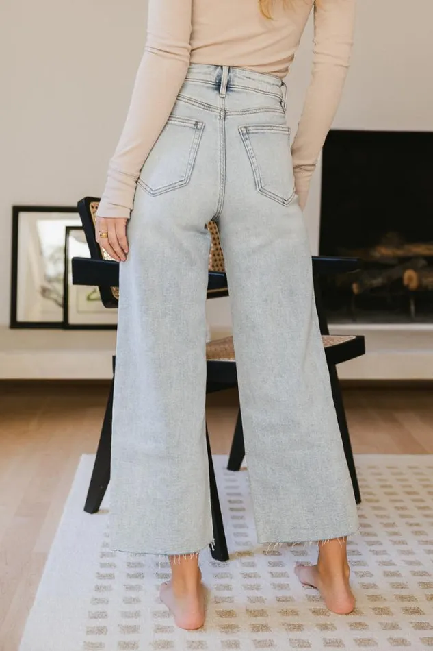 Bohme Denim Colette Wide Leg Jeans In Light Wash Light Wash 8211 Women Bohme Denim Colette Wide Leg Jeans In Light Wash Light Wash 8211 Women
