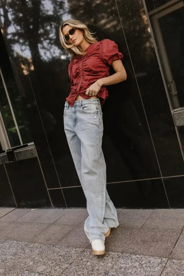 Bohme Denim Collin Dad Jeans Light Wash 8211 Women Bohme Denim Collin Dad Jeans Light Wash 8211 Women