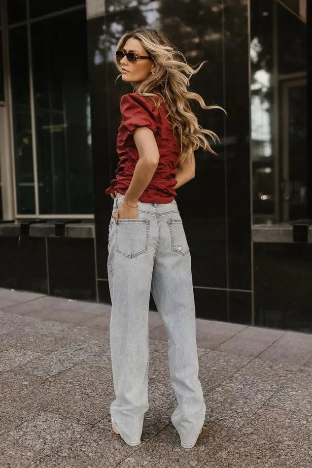 Bohme Denim Collin Dad Jeans Light Wash 8211 Women Bohme Denim Collin Dad Jeans Light Wash 8211 Women