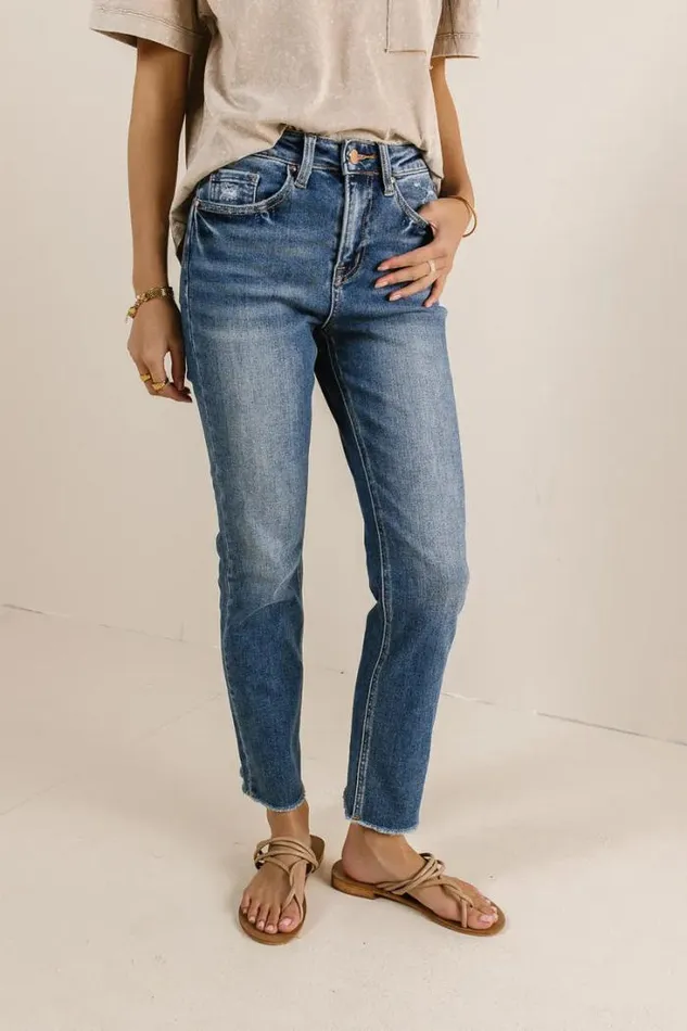 Bohme Denim Elowyn Straight Leg Jeans In Medium Wash Medium Wash 8211 Women Bohme Denim Elowyn Straight Leg Jeans In Medium Wash Medium Wash 8211 Women