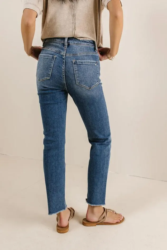 Bohme Denim Elowyn Straight Leg Jeans In Medium Wash Medium Wash 8211 Women Bohme Denim Elowyn Straight Leg Jeans In Medium Wash Medium Wash 8211 Women