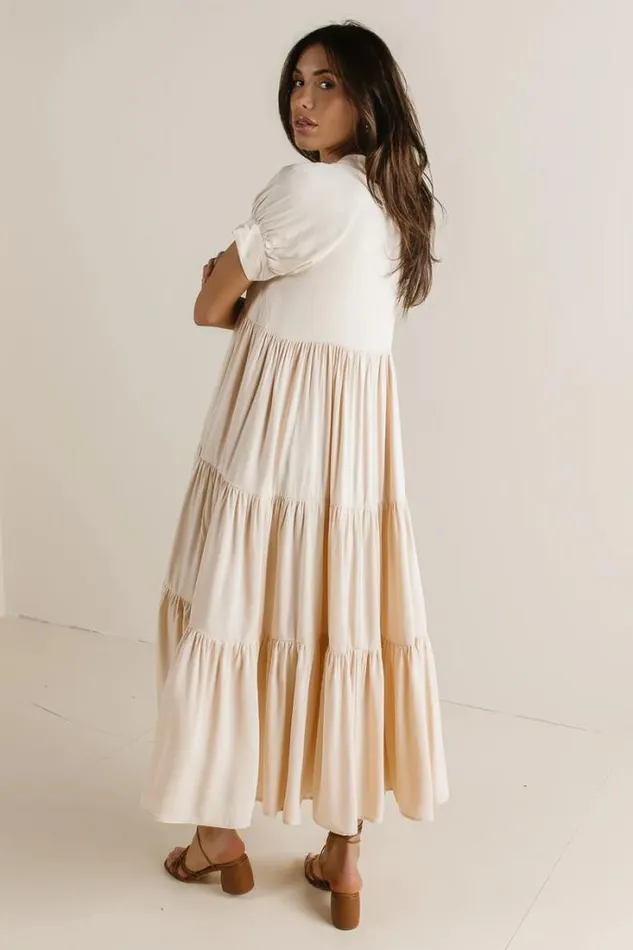 Bohme Dresses Amanda Tiered Dress In Cream Cream 8211 Women