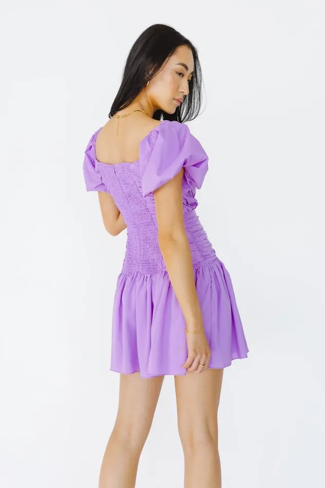 Bohme Dresses Amberly Mini Dress Lavender 8211 Women Bohme Dresses Amberly Mini Dress Lavender 8211 Women