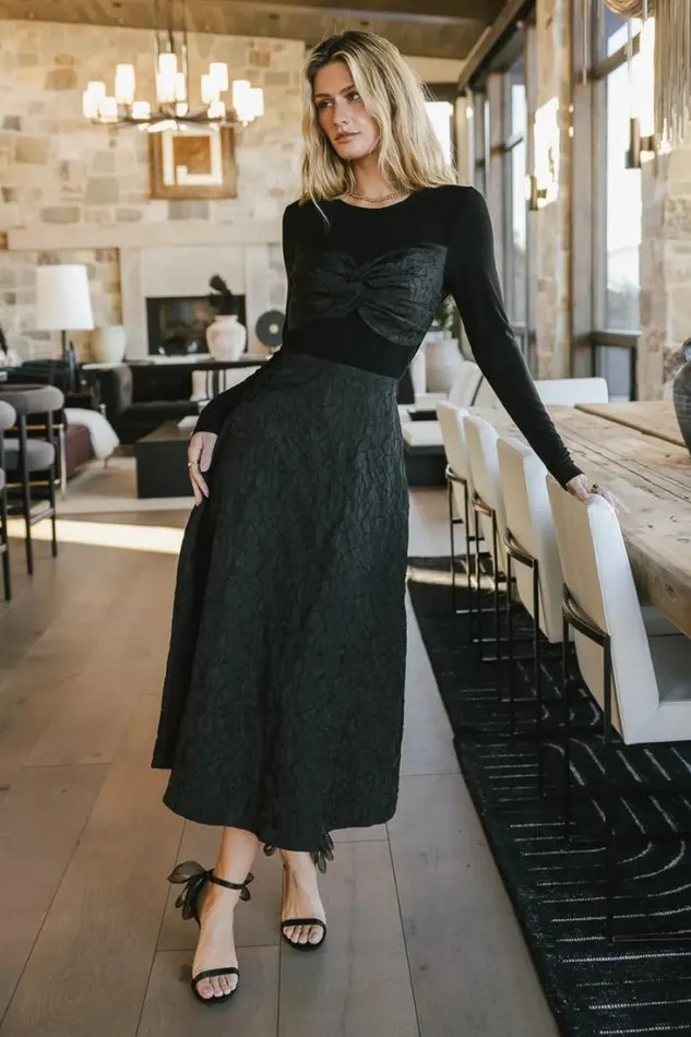 Bohme Dresses Aylin Textured Dress Black 8211 Women Bohme Dresses Aylin Textured Dress Black 8211 Women