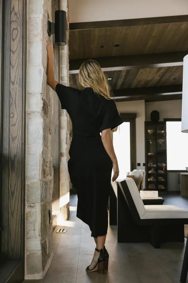 Bohme Dresses Brynlee Ruched Dress In Black Black 8211 Women Bohme Dresses Brynlee Ruched Dress In Black Black 8211 Women