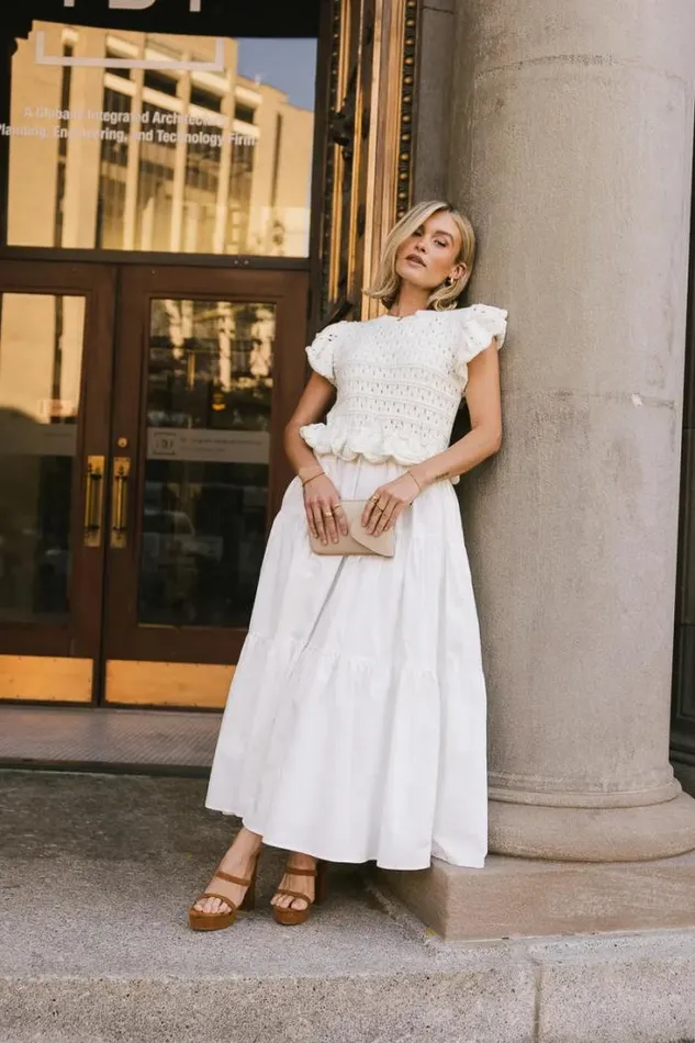 Bohme Dresses Carey Maxi Dress In Cream Cream 8211 Women