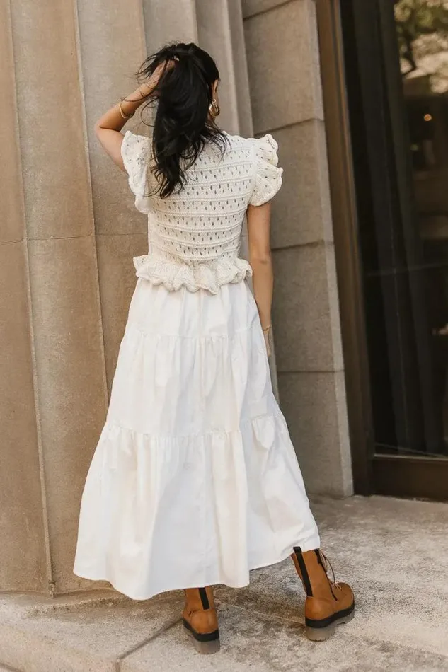 Bohme Dresses Carey Maxi Dress In Cream Cream 8211 Women Bohme Dresses Carey Maxi Dress In Cream Cream 8211 Women