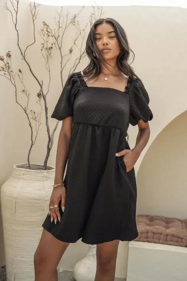 Bohme Dresses Claudette Mini Dress In Black 8211 FINAL SALE Black 8211 Women Bohme Dresses Claudette Mini Dress In Black 8211 FINAL SALE Black 8211 Women