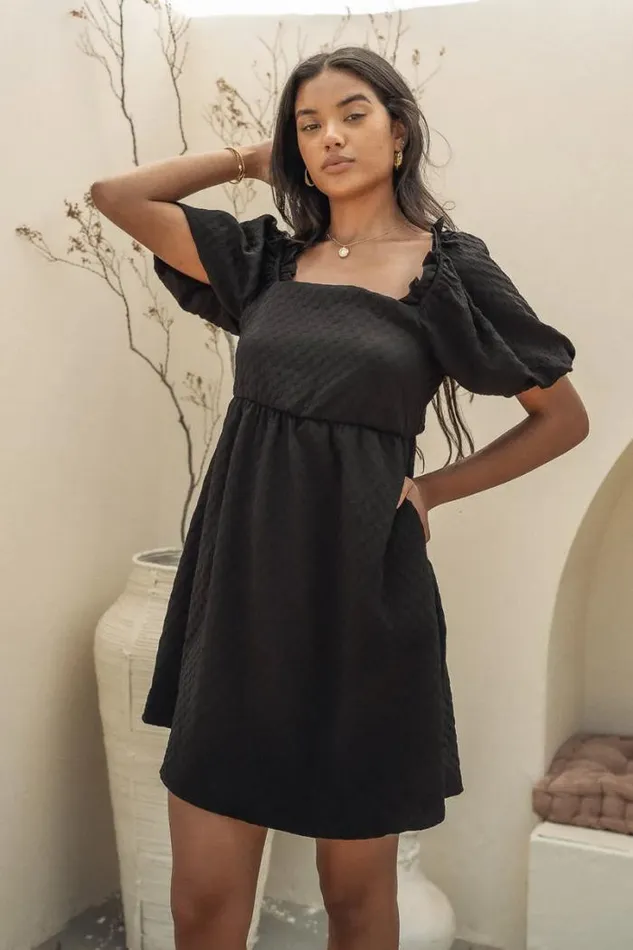 Bohme Dresses Claudette Mini Dress In Black 8211 FINAL SALE Black 8211 Women Bohme Dresses Claudette Mini Dress In Black 8211 FINAL SALE Black 8211 Women