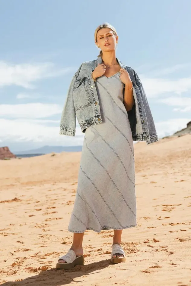 Bohme Dresses Jeanne Denim Dress Light Wash 8211 Women Bohme Dresses Jeanne Denim Dress Light Wash 8211 Women