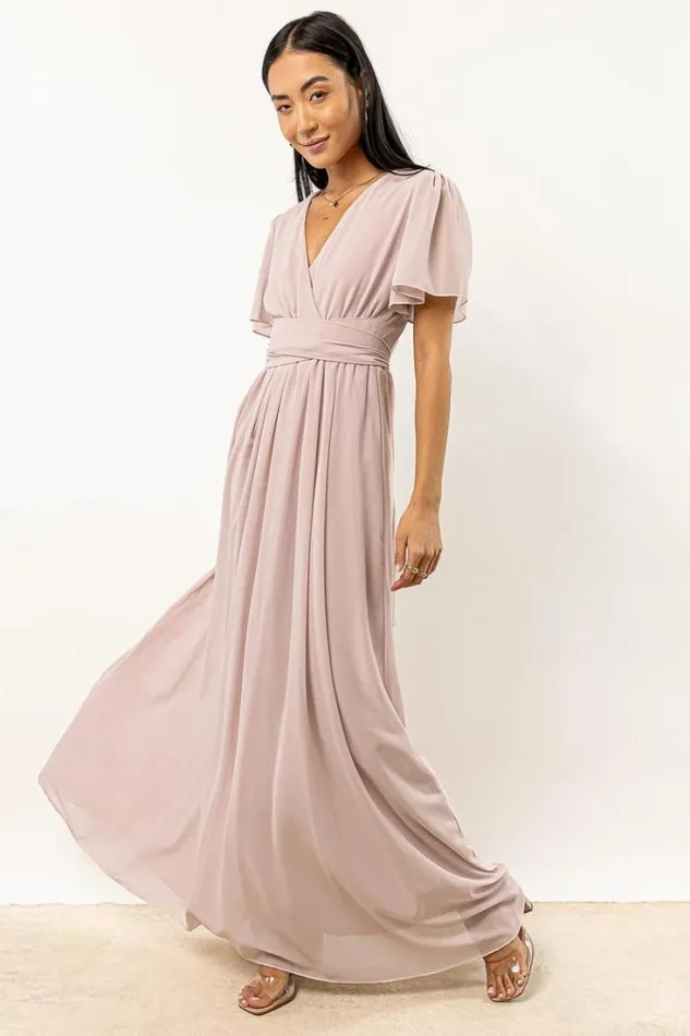Bohme Dresses Josie Maxi Dress In Mauve 8211 FINAL SALE Mauve 8211 Women