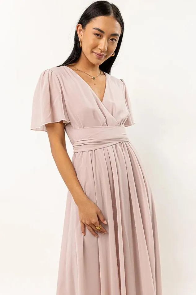 Bohme Dresses Josie Maxi Dress In Mauve 8211 FINAL SALE Mauve 8211 Women Bohme Dresses Josie Maxi Dress In Mauve 8211 FINAL SALE Mauve 8211 Women