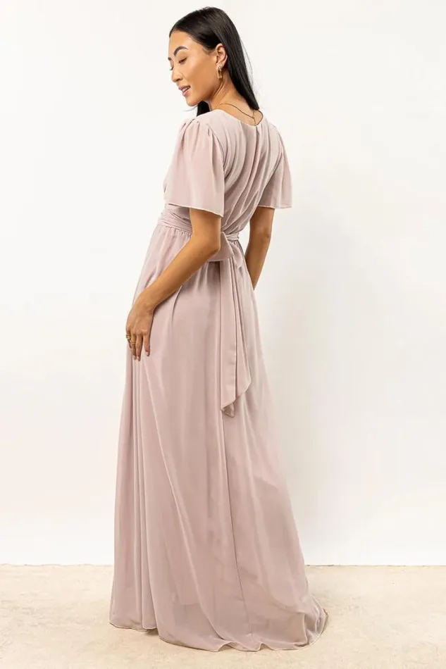 Bohme Dresses Josie Maxi Dress In Mauve 8211 FINAL SALE Mauve 8211 Women Bohme Dresses Josie Maxi Dress In Mauve 8211 FINAL SALE Mauve 8211 Women
