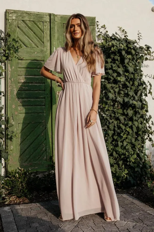 Bohme Dresses Josie Maxi Dress In Mauve 8211 FINAL SALE Mauve 8211 Women Bohme Dresses Josie Maxi Dress In Mauve 8211 FINAL SALE Mauve 8211 Women