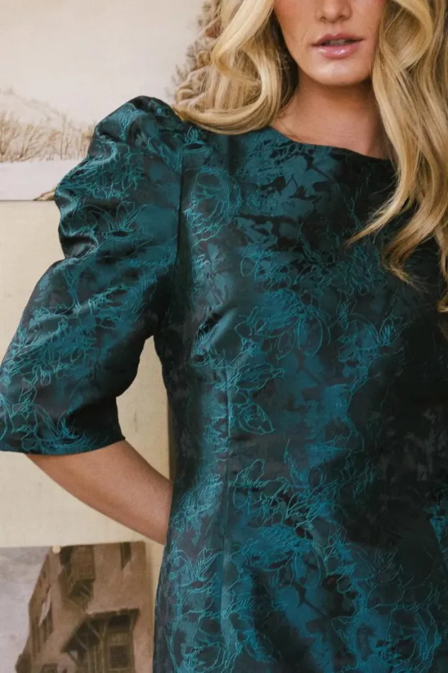 Bohme Dresses Kaylee Brocade Dress In Teal Teal 8211 Women