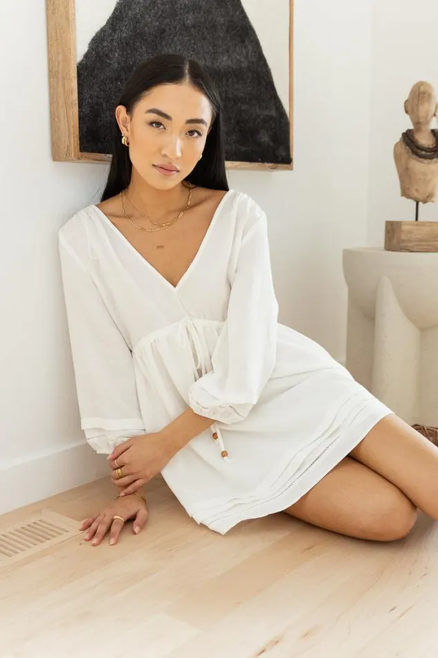 Bohme Dresses Lexi Mini Dress In White White 8211 Women Bohme Dresses Lexi Mini Dress In White White 8211 Women