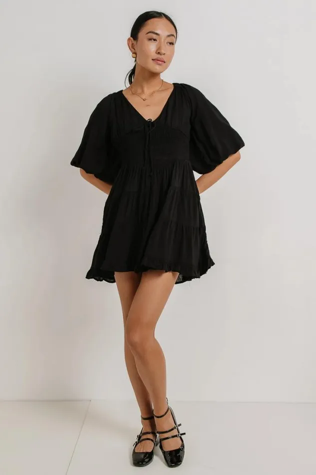 Bohme Dresses Little Runaway Mini Dress In Black Black 8211 Women Bohme Dresses Little Runaway Mini Dress In Black Black 8211 Women