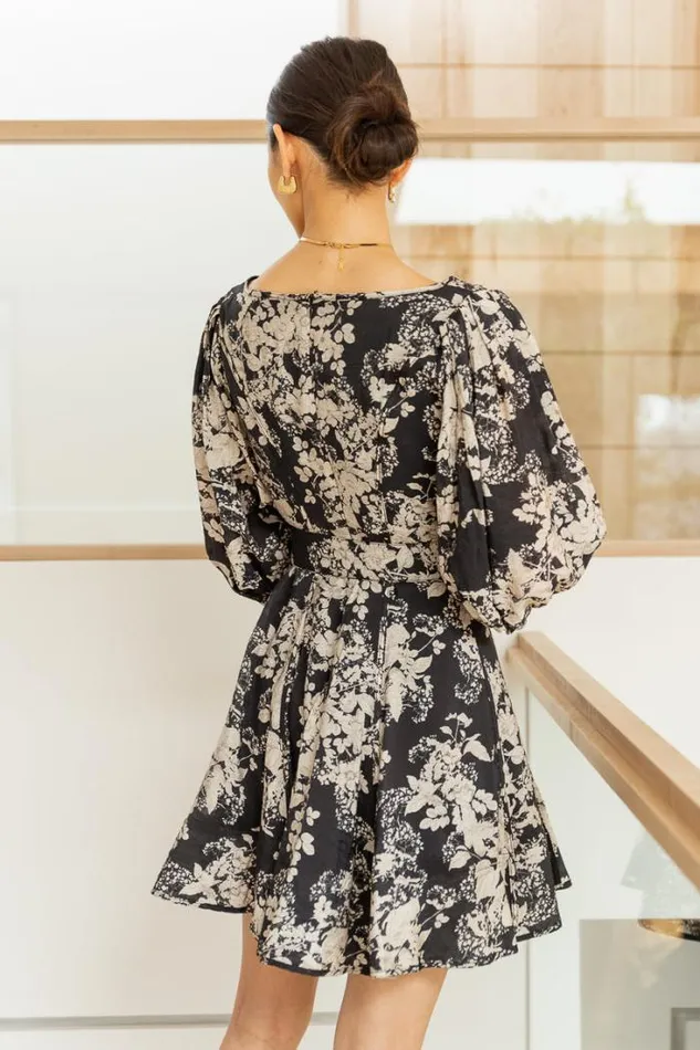 Bohme Dresses Mila Floral Mini Dress Black 8211 Women Bohme Dresses Mila Floral Mini Dress Black 8211 Women