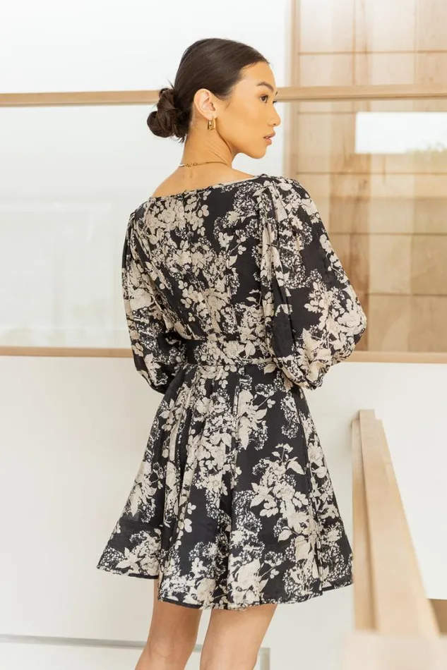 Bohme Dresses Mila Floral Mini Dress Black 8211 Women Bohme Dresses Mila Floral Mini Dress Black 8211 Women