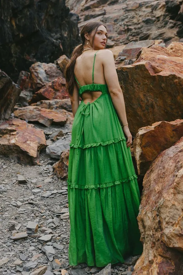 Bohme Dresses Mimi Maxi Dress Green 8211 Women