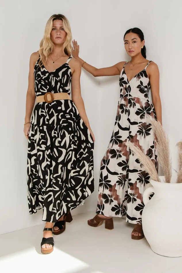 Bohme Dresses Myka Printed Dress Black 8211 Women Bohme Dresses Myka Printed Dress Black 8211 Women