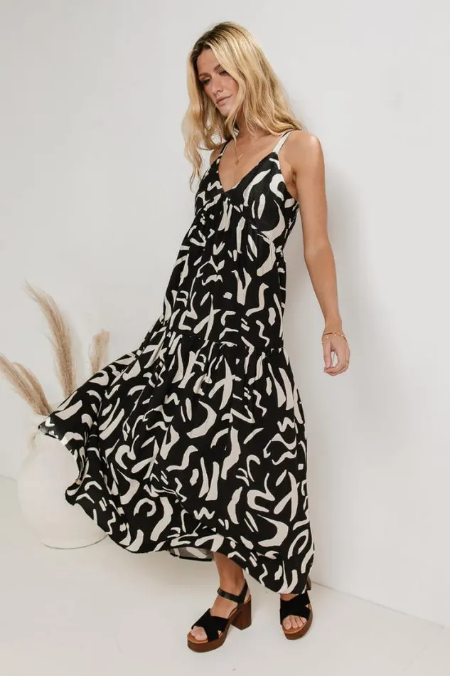 Bohme Dresses Myka Printed Dress Black 8211 Women Bohme Dresses Myka Printed Dress Black 8211 Women